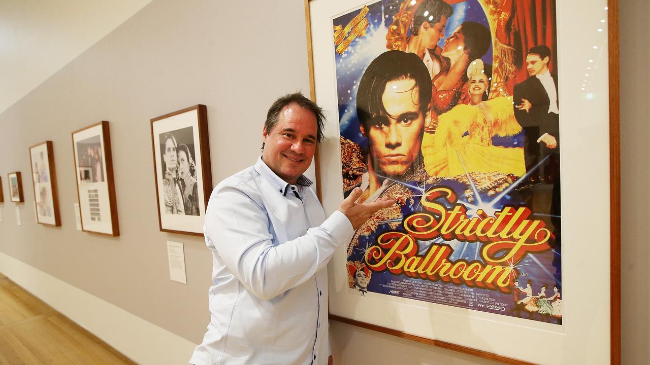 Paul Mercurio at a media call for the collaborative exhibition Starstruck: Australian Movie Portraits, at the National Portrait Gallery in Canberra.