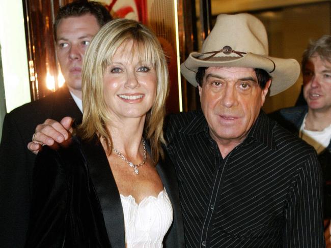 Music guru Ian "Molly" Meldrum &amp; singer Olivia Newton-John. Picture: Colin Murty