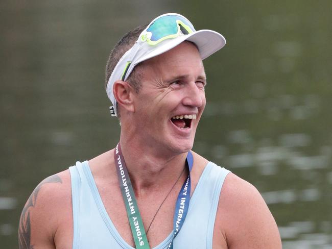 Glenmore Park rower Erik Horrie competes in the Australian Open Rowing Championships at the Penrith Regatta Centre.