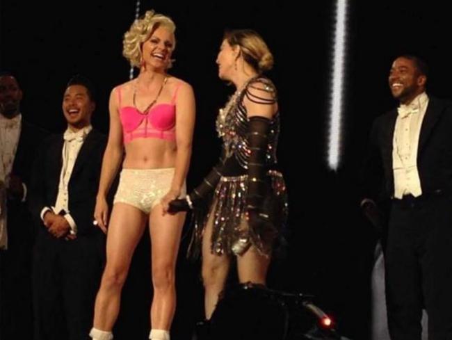 Madonna made Courtney Act her Unapolgetic B---h last night Picture: Instagram