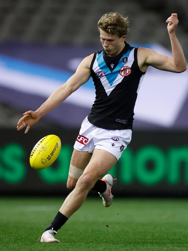 As is Xavier Duursma, who was important in the final term on Sunday. Picture: Michael Willson/AFL Photos