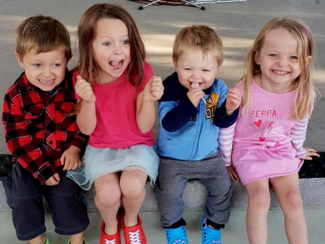 Charmaine McLeod’s four children who died with her in the crash. (Facebook image)