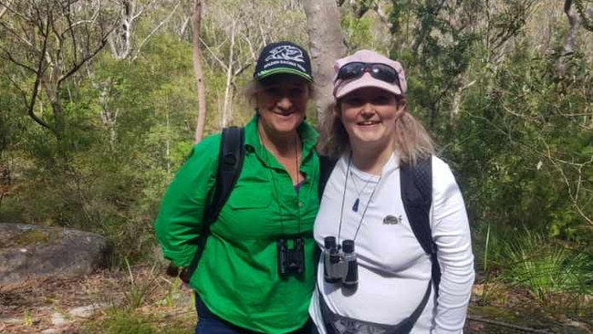 Louise Nolland supports her client Kaylee (left) who lives with autism spectrum disorder.