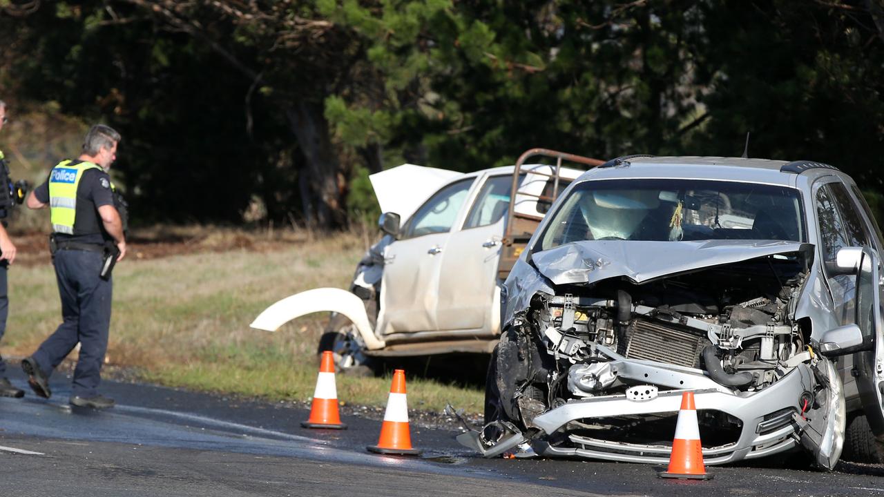 Multiple children hospitalised in firey Mount Moriac collision