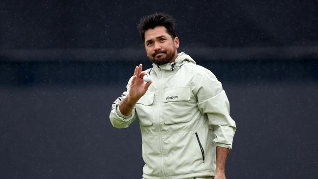 Jason Day had a tough round. Picture: Harry How/Getty Images