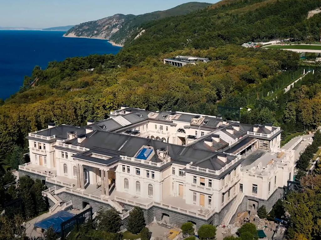 The enormous estate known as ‘Putin’s Palace’. Picture: AFP