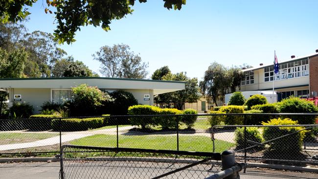 The drama happened outside Morayfield State School.