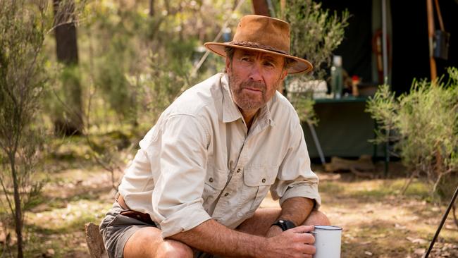 Satirical character Russell Coight, played by Glenn Robbins, has a particularly Aussie accent. Picture: Channel 10/All Aussie Adventures