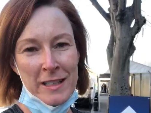 Leigh Sales is in self-isolation after getting a COVID-19 test today. Picture: @abc730