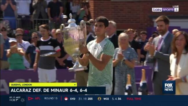 Carlos Alcaraz beats Alex de Minaur to reclaim No.1