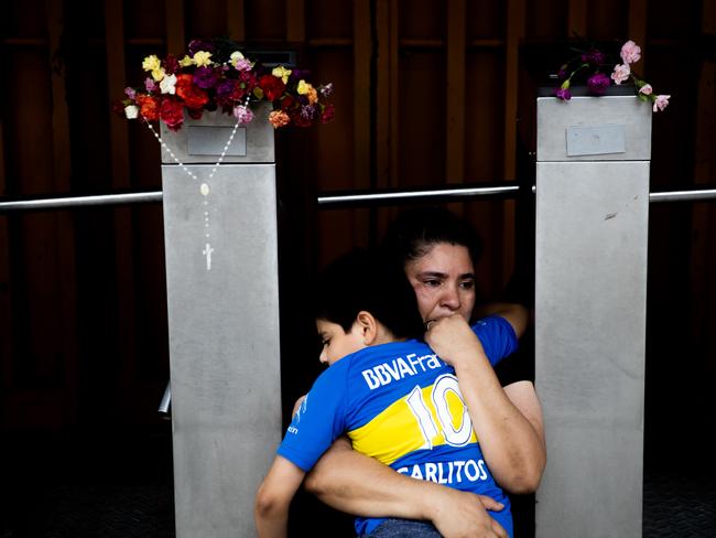 ‘I can’t believe it’. Diego Maradona’s fans are mourning his death in Argentina. Picture: Getty Images