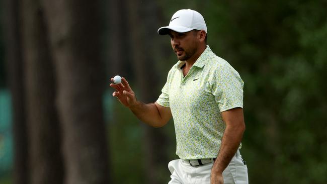 Vertigo made Jason Day’s life difficult in the final round at the Masters. Picture: Patrick Smith/Getty Images/AFP