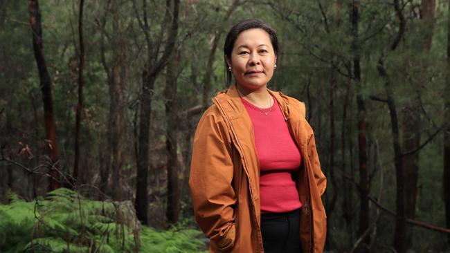 Tibetan human rights advocate Kyinzom Dhongdue was knocked back by Climate 200, which is supporting Allegra Spender and Monique Ryan. Picture: John Feder