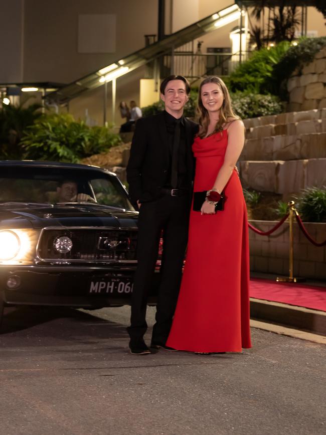 Toby Wagener and Jessica Coleman. Hillcrest Christian College 2020 school formal. Photo: Supplied
