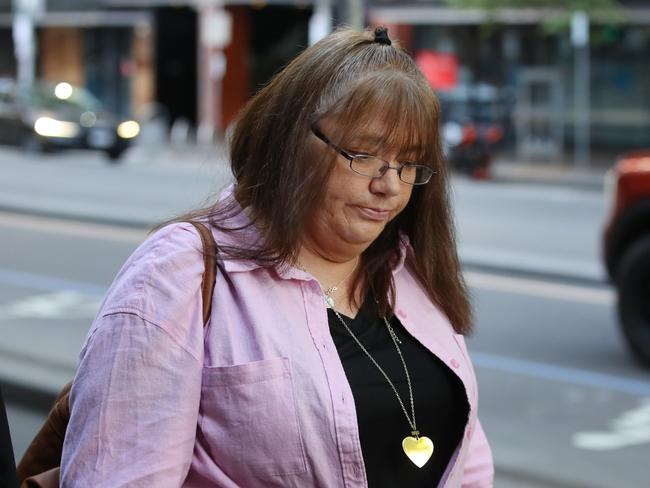 MELBOURNE, AUSTRALIA- NewsWire Photos OCTOBER 8, 2024: Danielle Birchall who accused of allegedly bashing her partner's elderly father to death in 2020 leaves the Supreme Court of Victoria. Picture:  NewsWire/ David Crosling