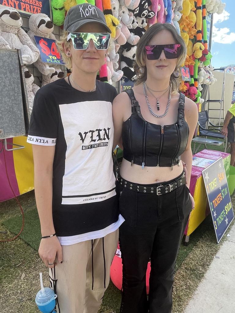 Jasper and Stephanie rocked some cool shades at the 2023 Bundaberg Show.