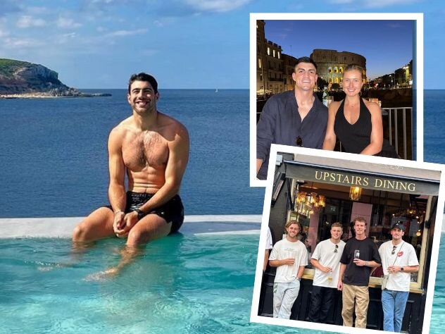 AFL players on off-season trips