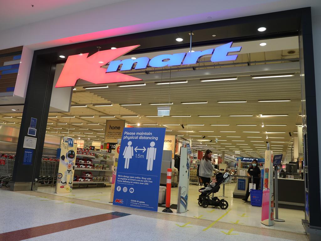 A Sydney Kmart store, in the same suburb as the Crossroads Hotel outbreak, has been closed after a staff member tested positive for coronavirus. Picture: John Grainger
