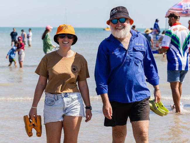 Darwin Beer Can Regatta at Mindil Beach, 2025. Picture: Pema Tamang Pakhrin