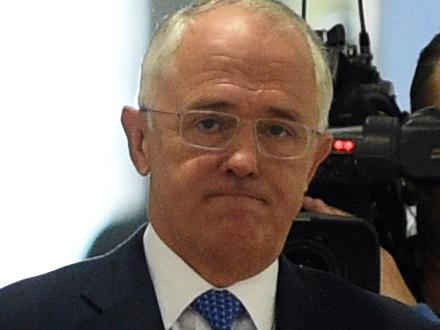 Thumbs down: Malcolm Turnbull