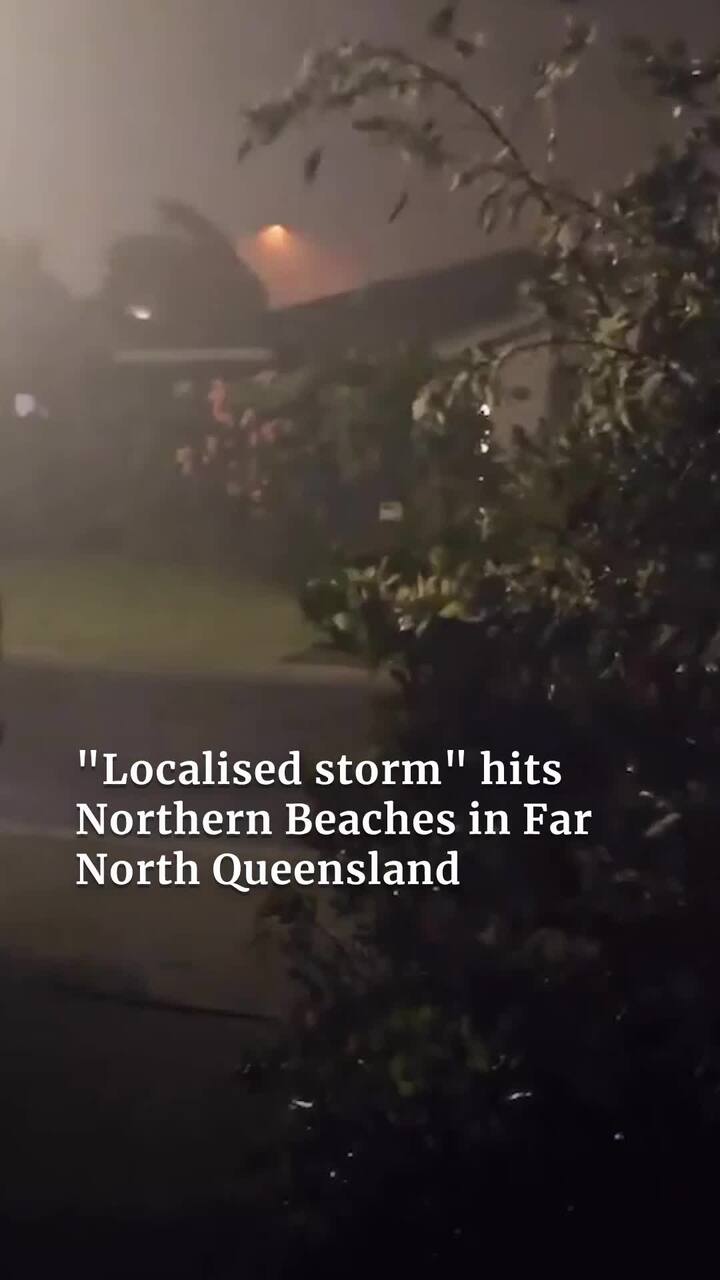 Far North Queensland residents hit with a "localised storm"