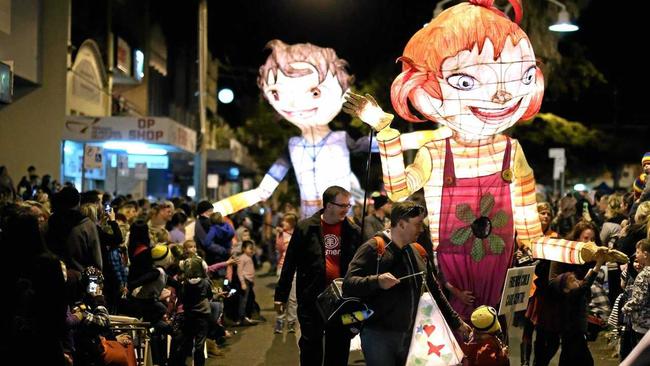 UNDERRATED: Residents show their work at the Lismore Lantern Parade on Saturday, June 21, 2015. Picture: Nolan Verheij-Full