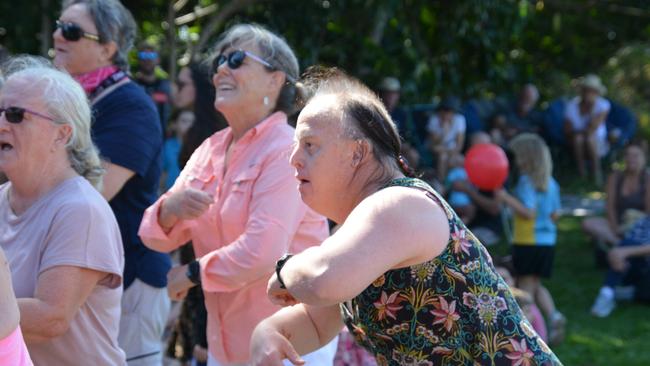 Z Crew Zumba was a big hit at the Festival of the Knob at Yorkeys Knob on Saturday. PIcture: Bronwyn Farr