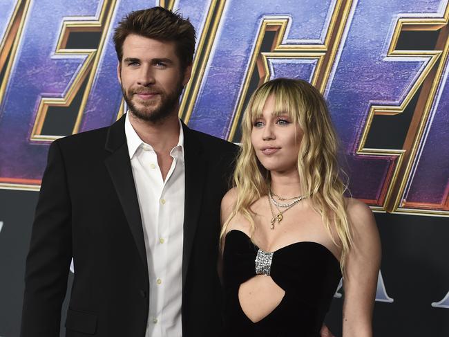 Miley Cyrus’ home changed hands just days before she and Liam Hemsworth’s divorce was finalised. Picture: AP