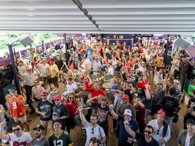 Fans gathered on Sydney Harbour for Australia’s First Official Super Bowl Party Hosted by the NFL