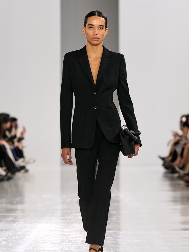 A suit from the most recent Max Mara show in Milan.