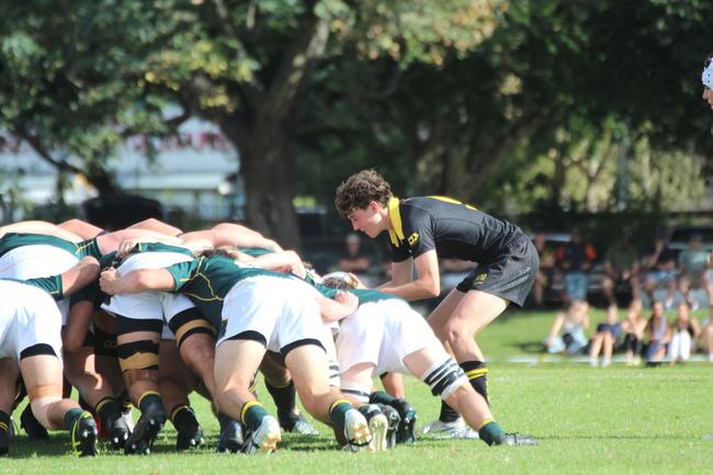 St Laurence's scrumhalf Josh Madden.
