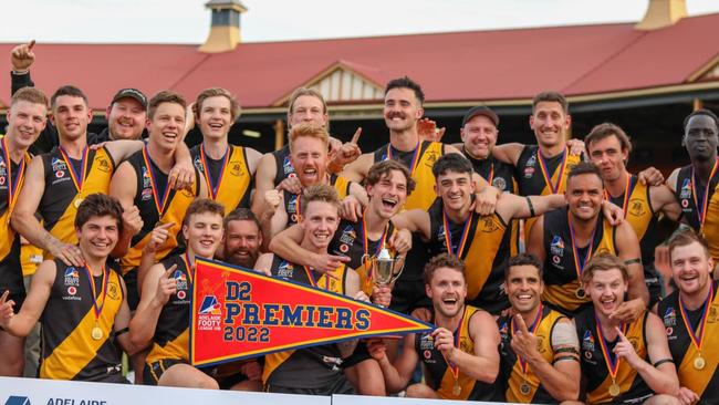 Burgess led Broadview to a famous division two premiership in season 2022 and has kept them in the top division since. Picture: Brayden Goldspink