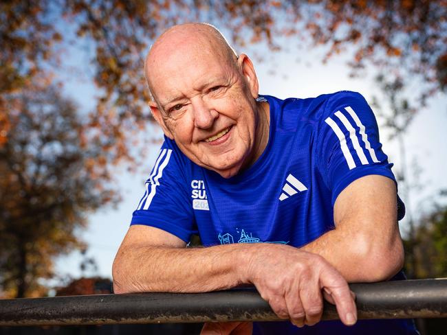 Michael Pratt says his mum lived to 103 so he has good genes, but also hopes that his being on the drug trial can help people in the future. Picture: Mark Stewart