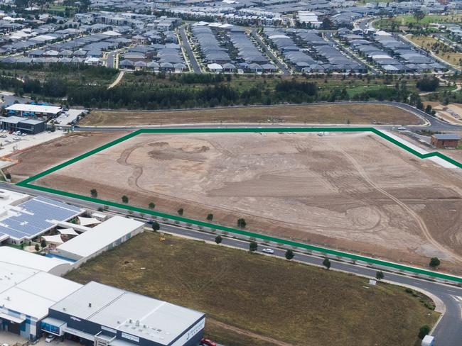 The 4.1ha Gregory Hills site has been listed for sale by CBRE.