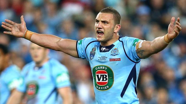 Robbie Farah is hoping for another shot in a Blues jersey. (Photo by Mark Kolbe/Getty Images)