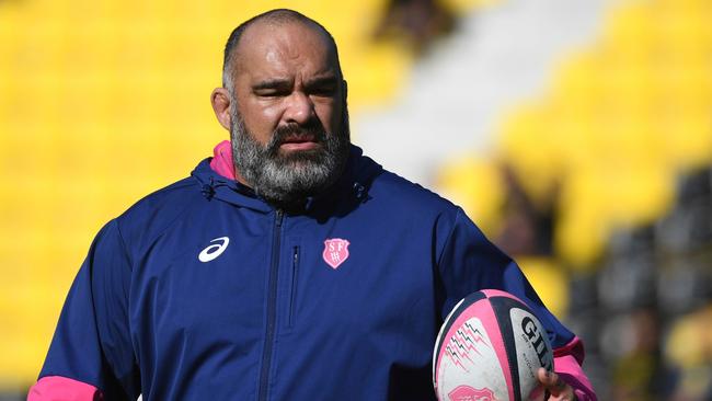 Former Fiji lock Simon Raiwalui has been appointed as the Wallabies’ new forwards coach. Picture: AFP