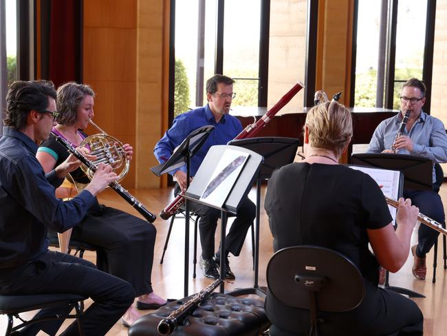 Adelaide Festival 2022. Resonance: Chamber Landscapes. Et in Arcadia Ego, by the Australian Wind Quintet. Picture: Tony Lewis, supplied