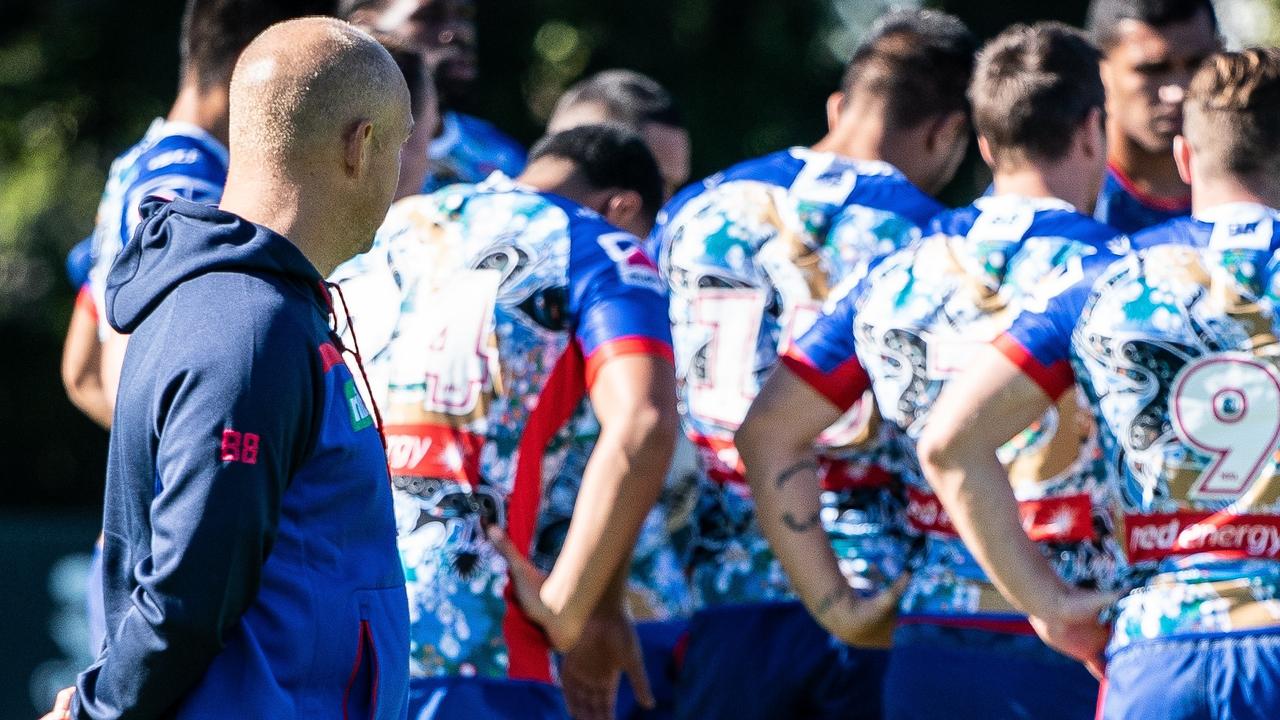 Newcastle Knights coach Nathan Brown has left the club.