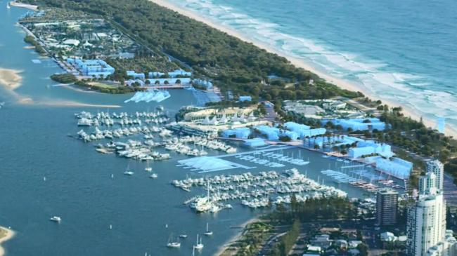 Gold Coast Spit masterplan artist impressions