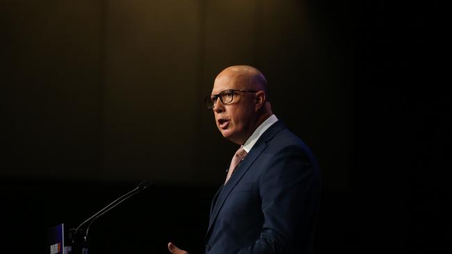 Opposition leader Peter Dutton has warned that youth crime is ‘out of control’ in many parts of the country. Picture: NCA NewsWire / Gaye Gerard