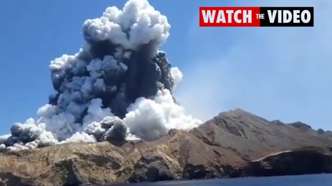 WATCH: Moment of the White Island volcano eruption