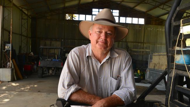 Cattle Australia chairman David Foote on his Queensland cattle property near Kilcoy. Picture: John Elliott