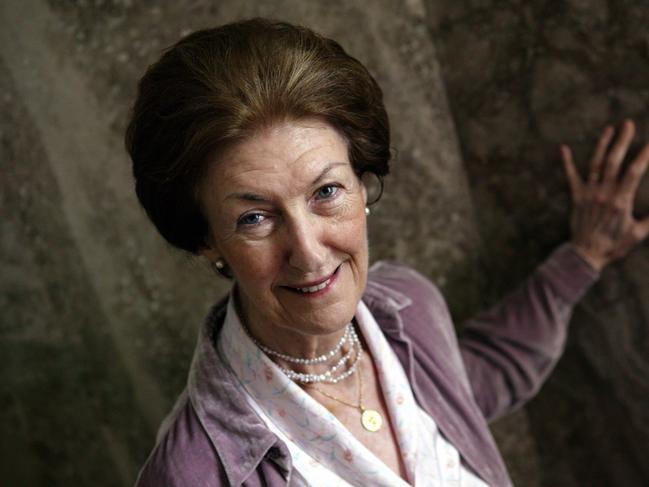 Author Shirley Hazzard at her publisher's office in London in a 2004 photo. Pic Graham Jepson 00447970 839787.