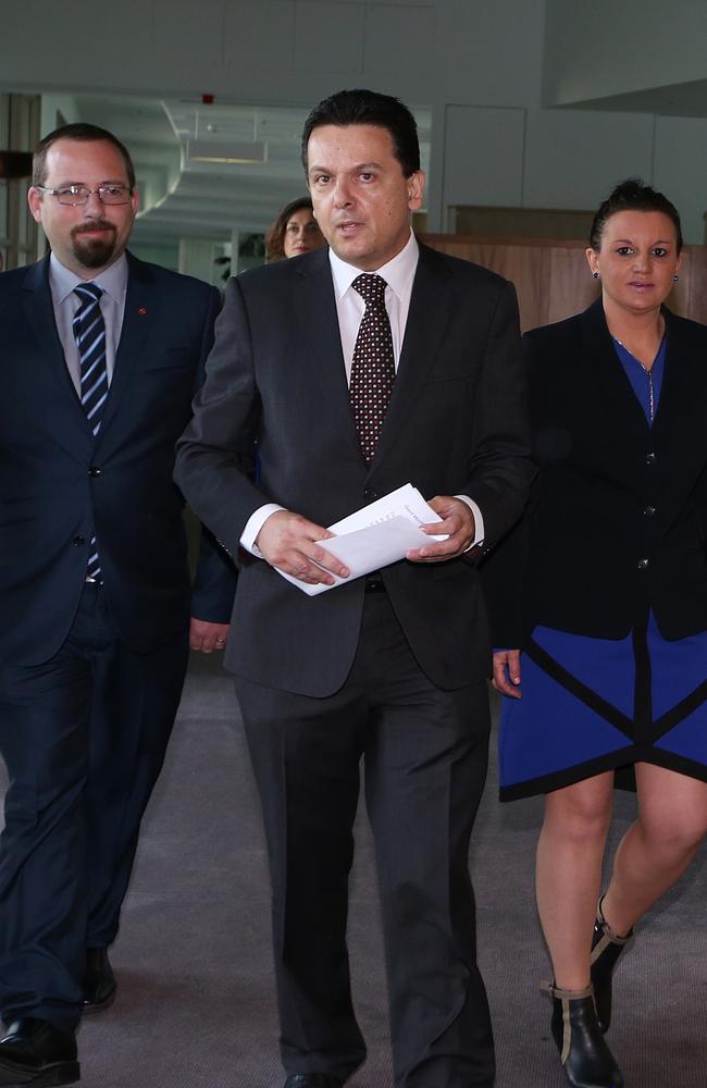 Nick Xenophon’s coalition of outsiders is growing, with Ricky Muir and Jacqui Lambie surprising the government and voting against their controversial Financial Advice regulations legislation.