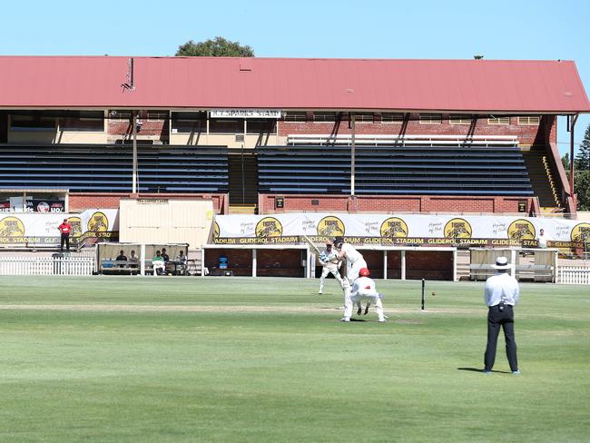 The grandstand has been out of bounds since a storm late last year.