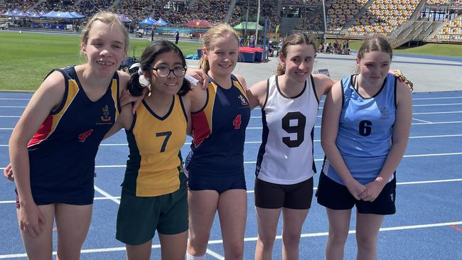 Congratulations to the Super Five, multi class sprinters Holly Warn (St Hilda’s), Charisse Sham (Clayfield College) Emma Clayton (St Hilda’s), Phoebe Finlay (St Aidan’s) and Fallon Unwin (IGGS).