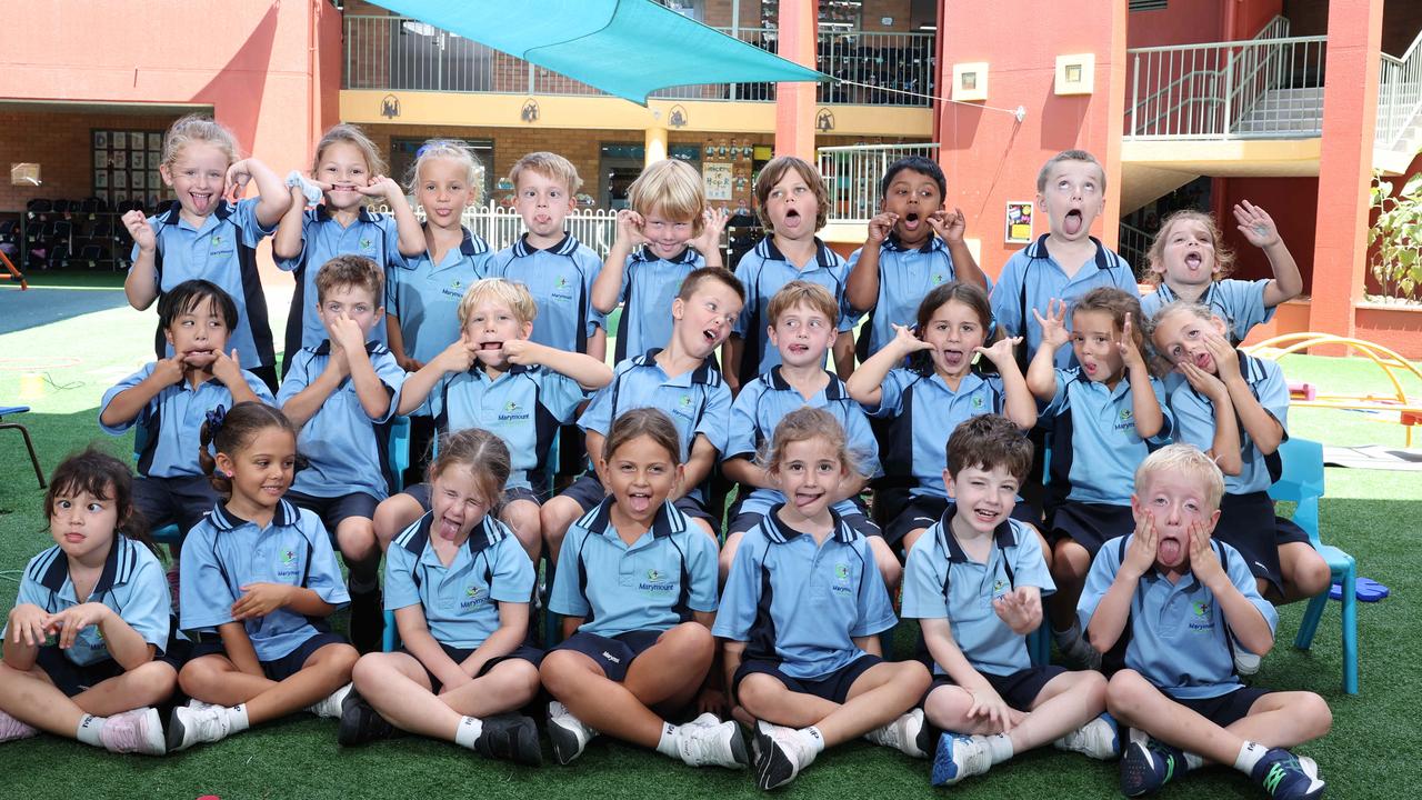 My First Year: Marymount Primary School Prey Y. Back Row - Halle, Olivia, Adeline, Teddy, Lucas, Jake, Calix, Mason, Kash. Middle Row - Gael, Marshall, Van, Lennox, Brookes, Zephi, Sienna, Maya. Front Row - Murphy, Candy, Aurora, Poppy, Millie, Caleb, Harry. Picture Glenn Hampson