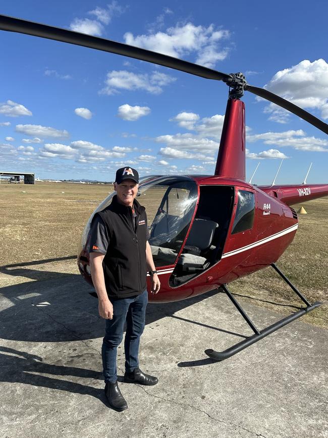 Helicopters Australia owner Geoff Calder.