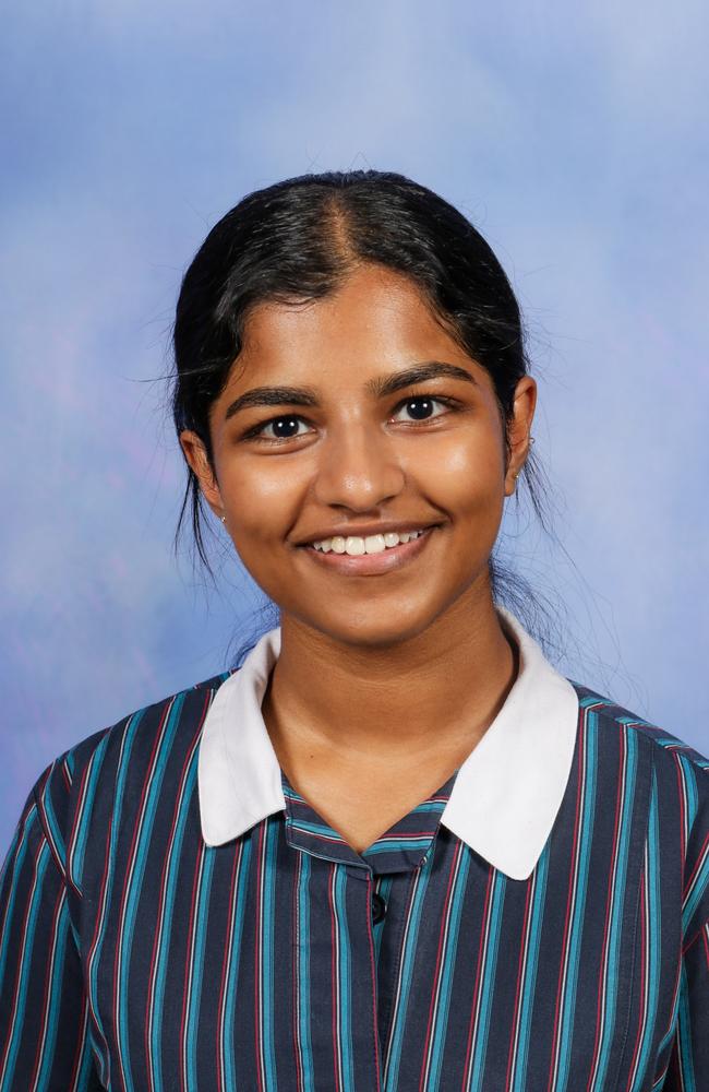 Diya Anoop was named Sacre Couer's dux for 2024.