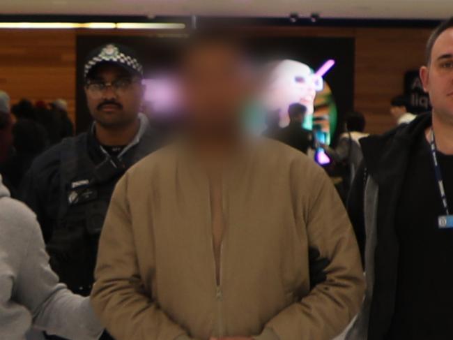 strike force investigators arrested a 37-year-old man at Sydney Airport about 8am today over role in laundering syndicate.